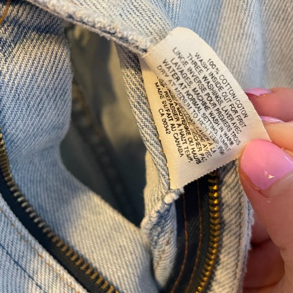 Levis Vintage 531 Made in Canada Jeans leather patch blue denim 90s 80 70 unisex - Picture 11 of 16